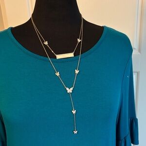 Elegant Gold Butterfly Necklace